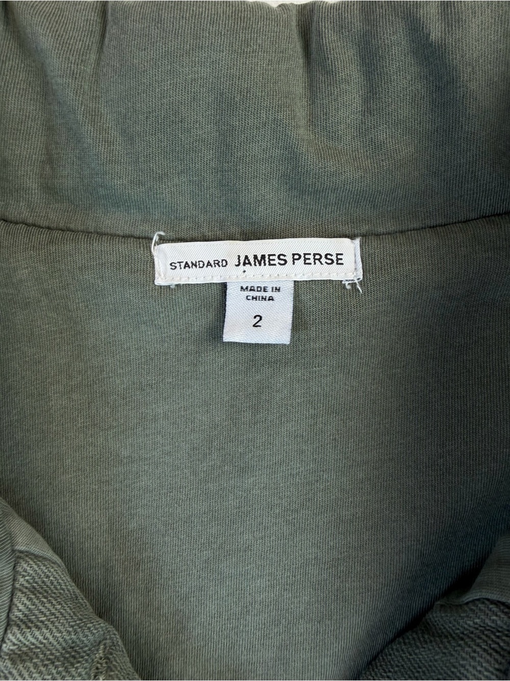 James Perse Olive Green Utility Jacket - Picture 6 of 12